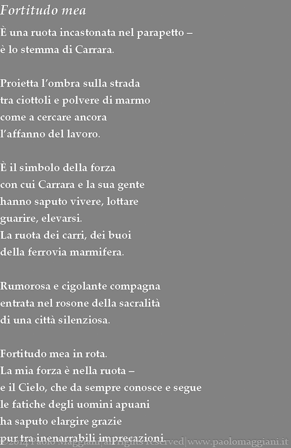 Fortitudo mea - 02 gennaio 2014